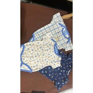 3 Baby One piece Top with Snaps  2 Duck Duck Goose 1First Impressions